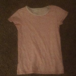 a Valentine's or any day white shirt with hearts